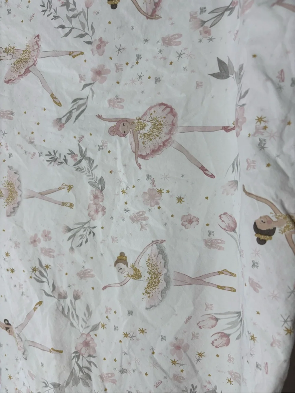 Pottery barn kids standard pillowcase ballerina floral (1)